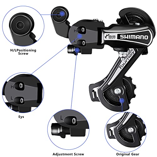 6/7 speed bike rear derailleur for mountain cycling