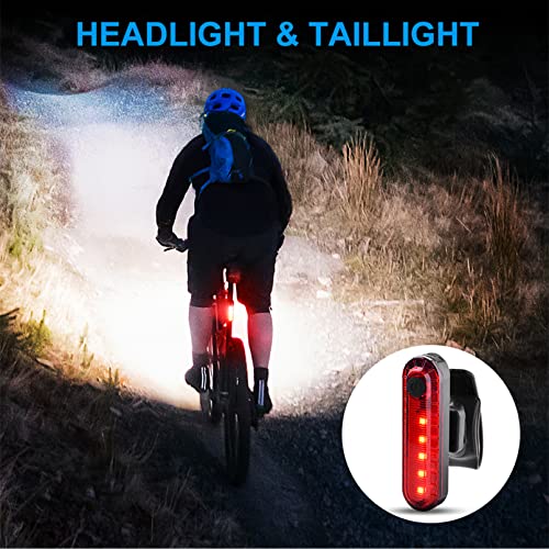 USB Rechargeable Bike Light Set - Super Bright
