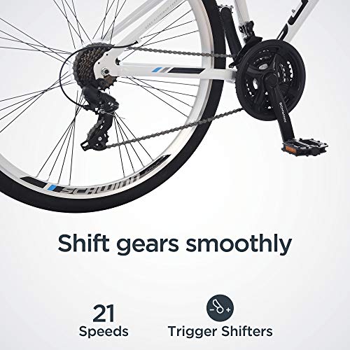 Schwinn Men's 21-Speed Hybrid Bike - White