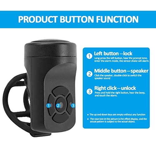 Rechargeable Smart Bike Horn: Waterproof 140DB Electric Bell