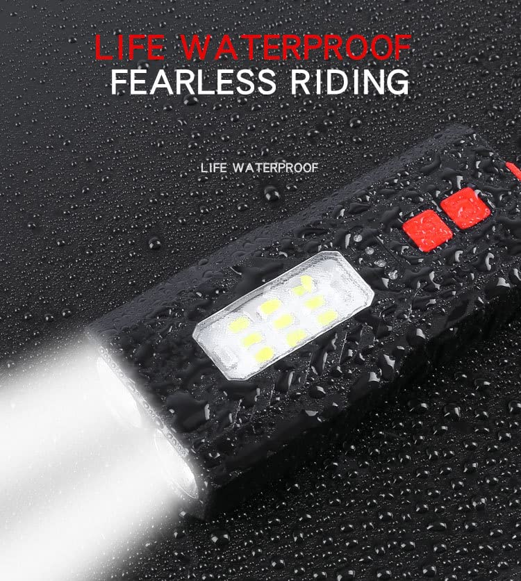 Rorood Rechargeable Bike Headlight - 1200 Lumens