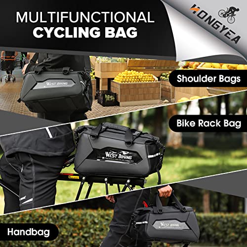 Water-Resistant Bike Panniers with 24L Capacity