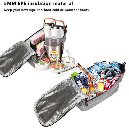 Bicycle Rear Rack Cargo Bag - Waterproof, Insulated