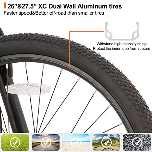 Hiland Mountain Bike, Shimano 21 Speed, Multiple Colors