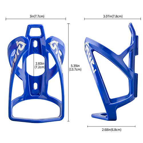 Lightweight Suruid Bike Bottle Cage - Blue (2pk)