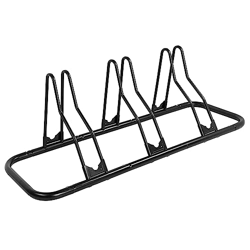 Triple Bike Floor Stand - Indoor Storage Rack