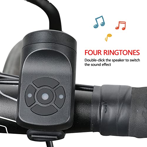 Rechargeable Smart Bike Horn: Waterproof 140DB Electric Bell