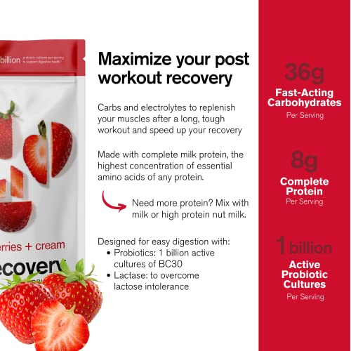 Skratch Labs Recovery Sport Drink - Strawberries+Cream