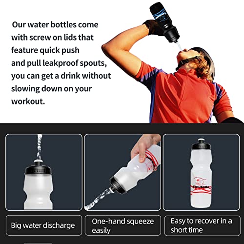 2 Pack BPA-Free Bike Water Bottles