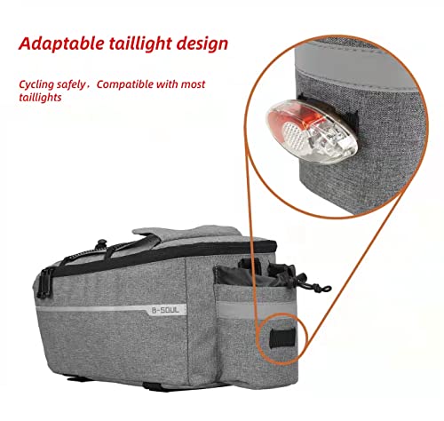 Bicycle Rear Rack Cargo Bag - Waterproof, Insulated
