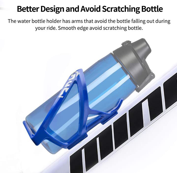 Lightweight Suruid Bike Bottle Cage - Blue (2pk)