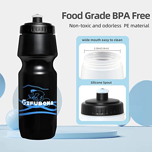 2 Pack BPA-Free Bike Water Bottles