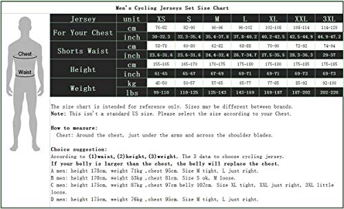 Men's Reflective Cycling Jersey with 3 Pockets