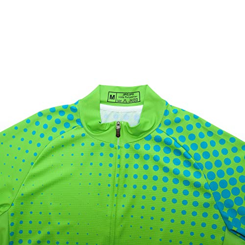 Men's Reflective Cycling Jersey with 3 Pockets