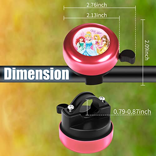 Pink Kawaii Bike Bell for Princesses and Girls
