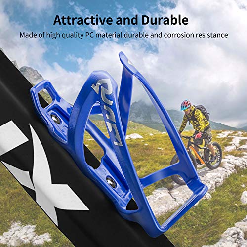 Lightweight Suruid Bike Bottle Cage - Blue (2pk)