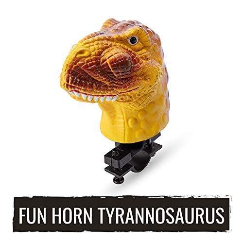 EVO Honk Honk Fun Bike Horn Bicycle Honker for Kids and Adults - Tyrannosaurus