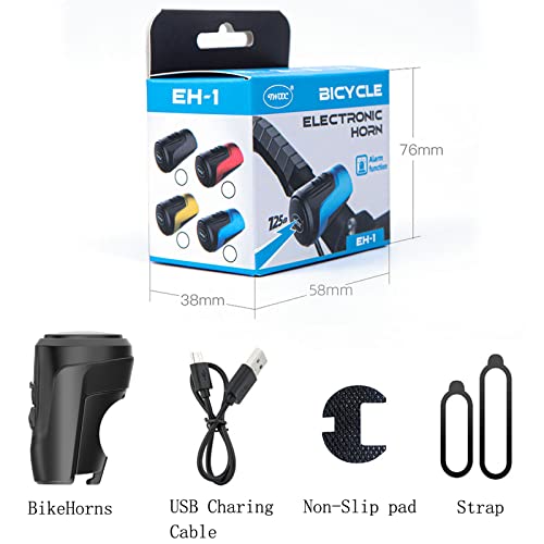 Electric Bike Bell with 125db Alarm