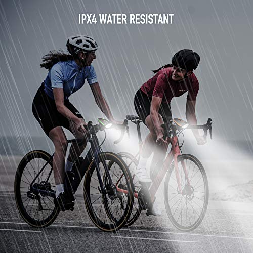 Bike Lights Set with Horn - Rechargeable & Waterproof