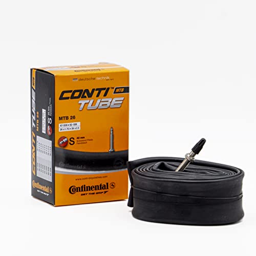 Continental 26" Bicycle Tube, 1.75"/2.5" 40mm Schrader Valve