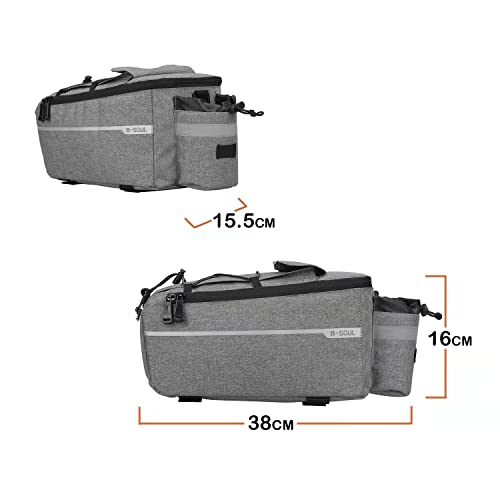 Bicycle Rear Rack Cargo Bag - Waterproof, Insulated