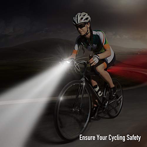 Bike Lights Set with Horn - Rechargeable & Waterproof