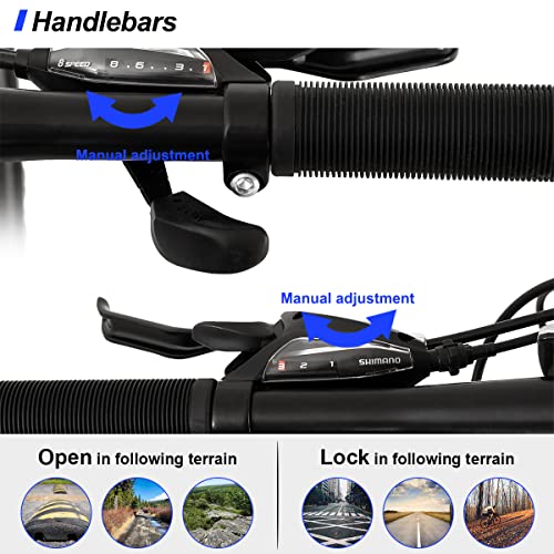 Hybrid City Commuter Bike with Disc Brakes