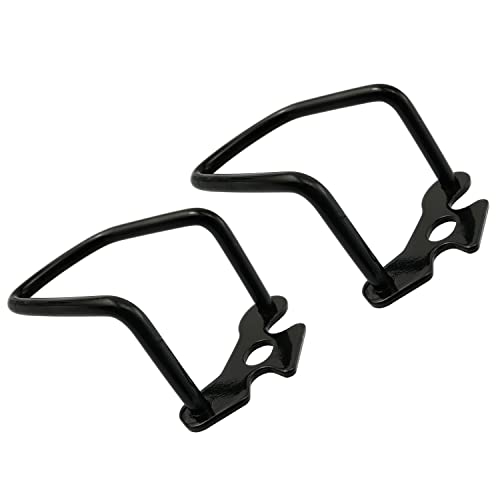 ZYAMY 2pcs Adjustable Cycling Rear Derailleur Chain Protective Guard Rear Derailleur Protectors Bicycle Rear Derailleur Protection Bar Iron Protective Films for Outdoor Mountain Road Cycling Bike