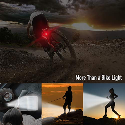 Bike Lights Set with Horn - Rechargeable & Waterproof