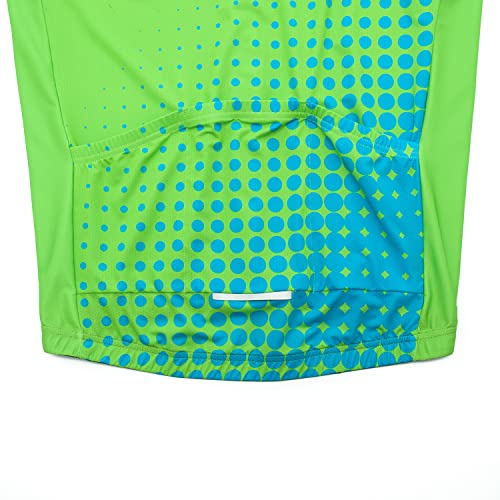 Men's Reflective Cycling Jersey with 3 Pockets