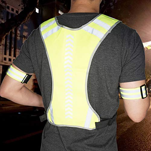Reflective Cycling Vest with Pocket for Safety