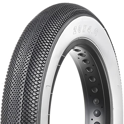 MOHEGIA E-Bike Fat Tire,20x4.0 inch Electric Tricycle Fat Tire,Folding Bead Replacement Tire Compatible with Urban Mountain or Three-Wheeled Bicycle
