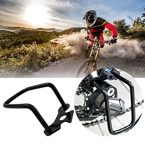 ZYAMY 2pcs Adjustable Cycling Rear Derailleur Chain Protective Guard Rear Derailleur Protectors Bicycle Rear Derailleur Protection Bar Iron Protective Films for Outdoor Mountain Road Cycling Bike