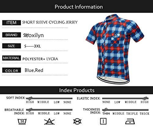 Moxilyn Men's Full Zip Cycling Jersey