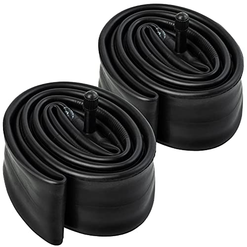 2 Pack 20" Bike Tubes 20 x 2.125/2.40 AV32mm Valve Compatible with 20x2.125 20 x 2.20 20x2.25 20 x 2.30 20 x 2.35 20 x 2.40 Bike Tire Tubes