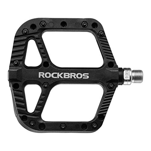 RockBROS MTB Pedals with Wide Platform, Black