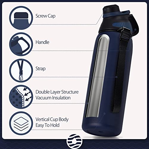 Insulated Stainless Steel Water Bottle for Cycling