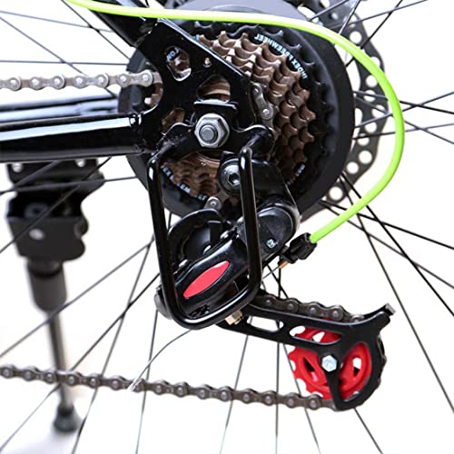 ZYAMY 2pcs Adjustable Cycling Rear Derailleur Chain Protective Guard Rear Derailleur Protectors Bicycle Rear Derailleur Protection Bar Iron Protective Films for Outdoor Mountain Road Cycling Bike