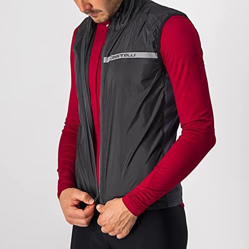Castelli Stretch Cycling Vest - Black/Gray - M