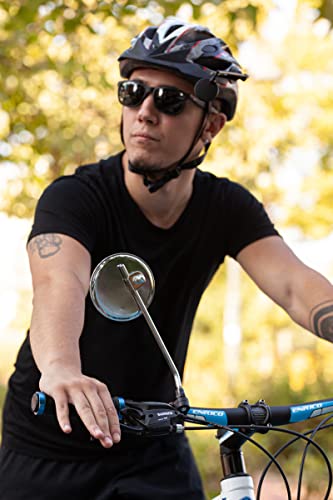 360° Rotatable Bike Rearview Mirror - HD Wide Angle