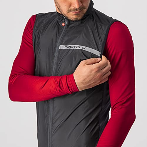 Castelli Stretch Cycling Vest - Black/Gray - M