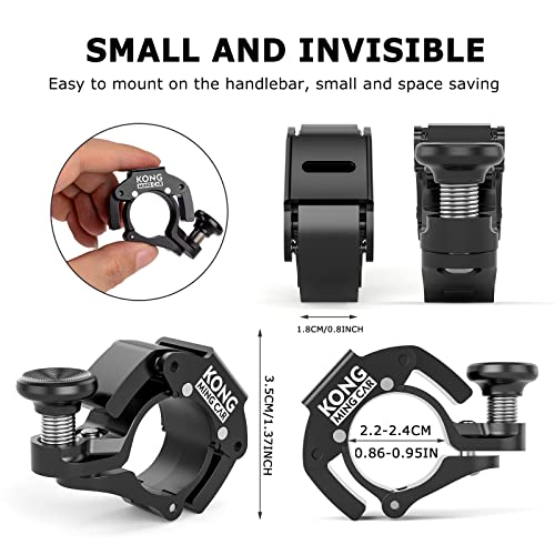 Aluminum Bike Bell with Loud Sound - BLACK