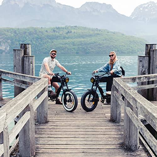 MOHEGIA E-Bike Fat Tire,20x4.0 inch Electric Tricycle Fat Tire,Folding Bead Replacement Tire Compatible with Urban Mountain or Three-Wheeled Bicycle