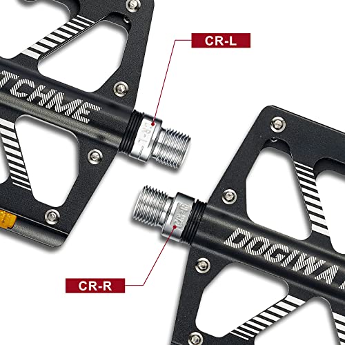 Non-Slip Aluminum MTB Pedals with Reflectors