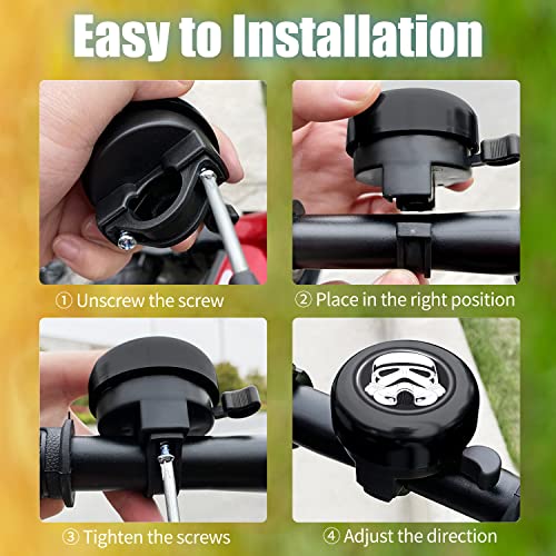 Cool Cartoon Bike Bell for Adults and Kids