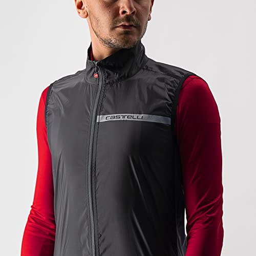 Castelli Stretch Cycling Vest - Black/Gray - M