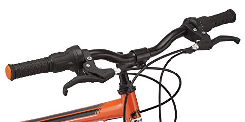 Youth/Adult Hardtail Mountain Bike, 24-Inch Wheels, Orange