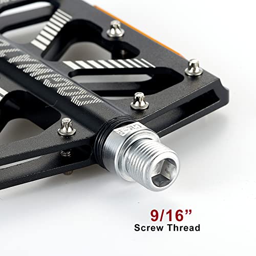 Non-Slip Aluminum MTB Pedals with Reflectors