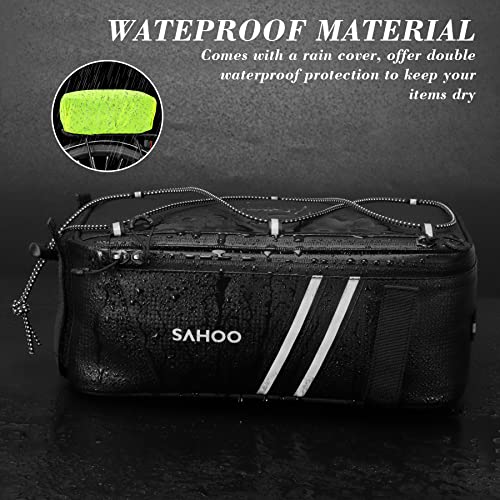 Sahoo Waterproof Bicycle Trunk Rack Bag