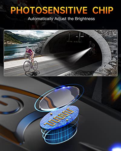 High-Intensity Rechargeable Bike Lights